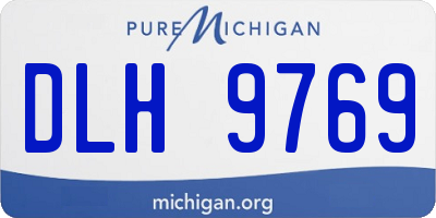 MI license plate DLH9769