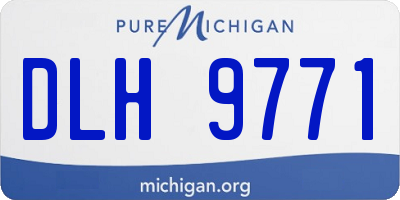 MI license plate DLH9771