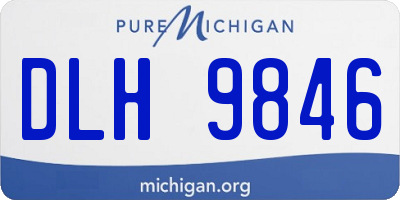 MI license plate DLH9846
