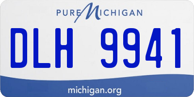 MI license plate DLH9941