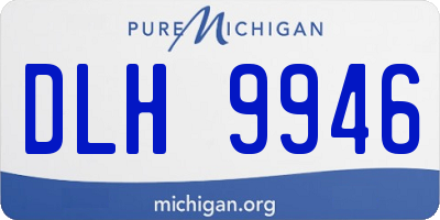 MI license plate DLH9946