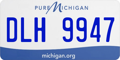 MI license plate DLH9947