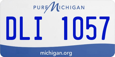 MI license plate DLI1057