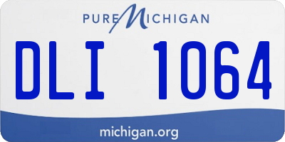MI license plate DLI1064