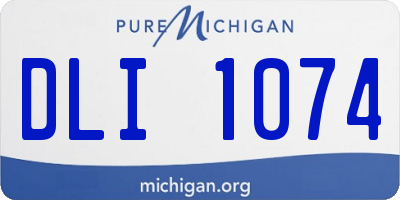 MI license plate DLI1074