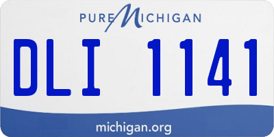MI license plate DLI1141