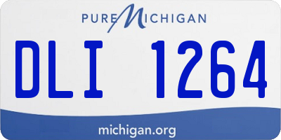 MI license plate DLI1264