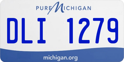 MI license plate DLI1279