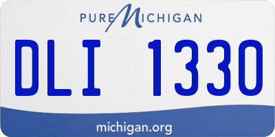 MI license plate DLI1330