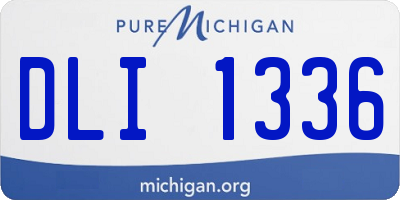 MI license plate DLI1336