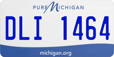 MI license plate DLI1464