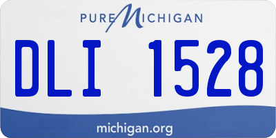 MI license plate DLI1528