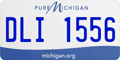 MI license plate DLI1556