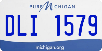 MI license plate DLI1579