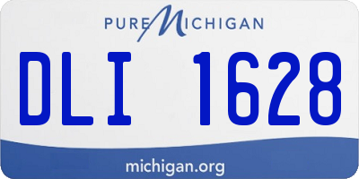 MI license plate DLI1628