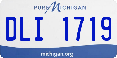 MI license plate DLI1719