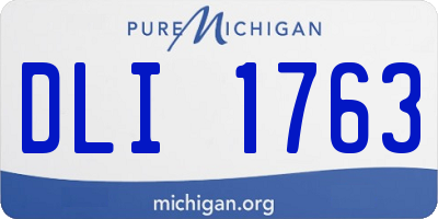 MI license plate DLI1763