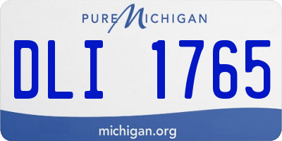 MI license plate DLI1765