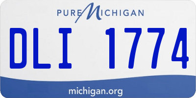 MI license plate DLI1774