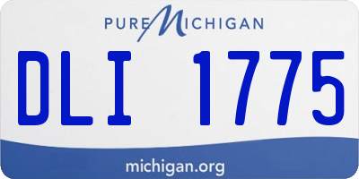 MI license plate DLI1775