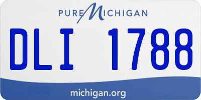 MI license plate DLI1788