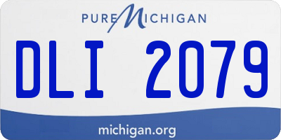 MI license plate DLI2079