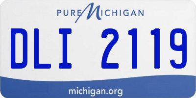 MI license plate DLI2119