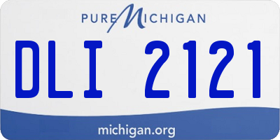 MI license plate DLI2121