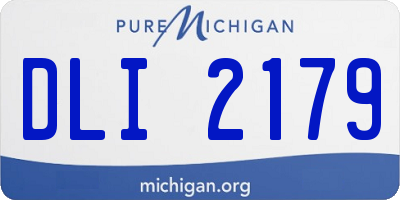 MI license plate DLI2179