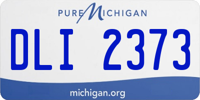MI license plate DLI2373