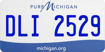 MI license plate DLI2529