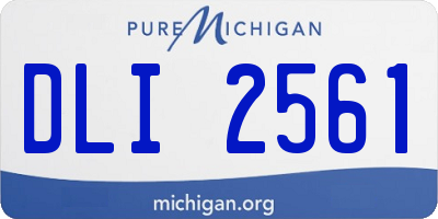 MI license plate DLI2561