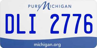MI license plate DLI2776