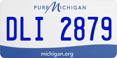MI license plate DLI2879