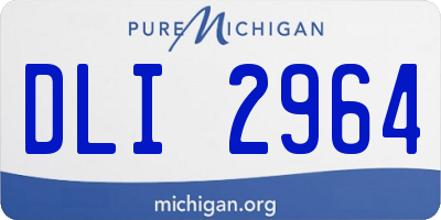MI license plate DLI2964