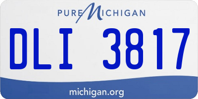 MI license plate DLI3817