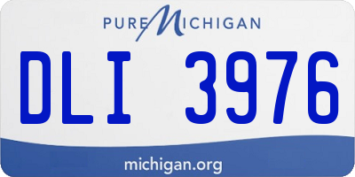 MI license plate DLI3976