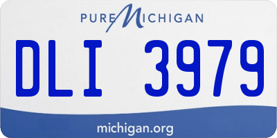 MI license plate DLI3979
