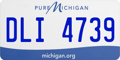 MI license plate DLI4739