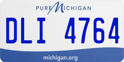 MI license plate DLI4764