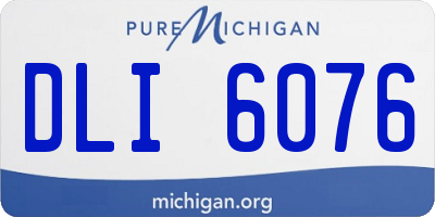 MI license plate DLI6076