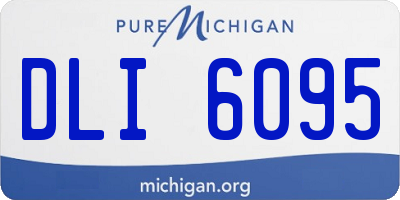 MI license plate DLI6095