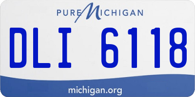 MI license plate DLI6118
