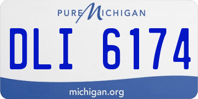 MI license plate DLI6174