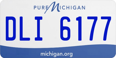 MI license plate DLI6177