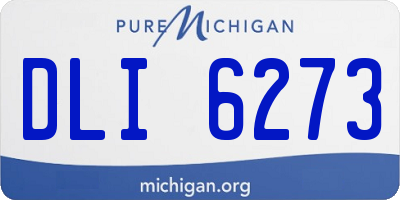 MI license plate DLI6273
