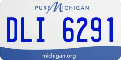 MI license plate DLI6291