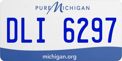 MI license plate DLI6297