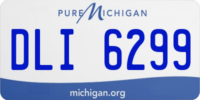 MI license plate DLI6299
