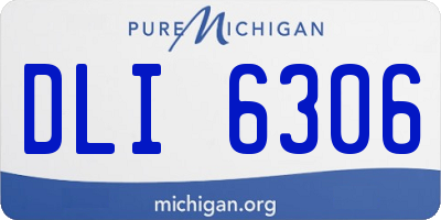 MI license plate DLI6306